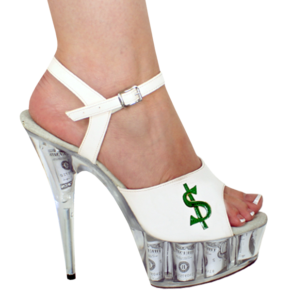 transparent platform shoes